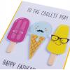 Graphique 2025 Grad Handmade Card, Graduation Congratulations, Color-Coordinated Envelope, 5” x 7”(Coolest Father)