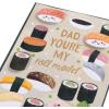 Graphique 2025 Grad Handmade Card, Graduation Congratulations, Color-Coordinated Envelope, 5” x 7”(Sushi Dad)
