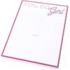 Graphique Daily To-Do List Notepad, 150 Tear-Away Sheets, Floral Task Planner, Daily Organizer with Hourly Schedule, Notes Writing Pad, 6” x 8”(Future is Female)
