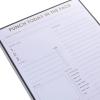 Graphique Daily To-Do List Notepad, 150 Tear-Away Sheets, Floral Task Planner, Daily Organizer with Hourly Schedule, Notes Writing Pad, 6” x 8”(Punch today)