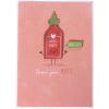 Graphique Handmade Valentine’s Card, Pick You Pickle, Romantic, Love and Cute Greeting, Wife Girlfriend, Husband Boyfriend, Her Him Kid, 5” x 7”(Damn You Hot!)
