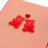 Graphique Handmade Valentine’s Card, Pick You Pickle, Romantic, Love and Cute Greeting, Wife Girlfriend, Husband Boyfriend, Her Him Kid, 5” x 7”(Gummy Bears Heart)