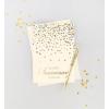 Handcrafted Teacher Appreciation Card with Pencil Design by Graphique(Anniversary Heart Confetti)