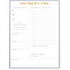 Graphique Daily To-Do List Notepad, 150 Tear-Away Sheets, Floral Task Planner, Daily Organizer with Hourly Schedule, Notes Writing Pad, 6” x 8”(Self Care)