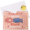 Graphique Handmade Valentine’s Card, Pick You Pickle, Romantic, Love and Cute Greeting, Wife Girlfriend, Husband Boyfriend, Her Him Kid, 5” x 7”(Stuck Together)