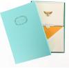 Graphique Sun Designer Cards Luxe Collection, Gold Foil Embossed Stationary Boxed Set, 10 Blank Cards with 11 Envelopes, All Occasion Greetings, 5.25″ x 3.8″(Bee)