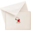 Graphique Sun Designer Cards Luxe Collection, Gold Foil Embossed Stationary Boxed Set, 10 Blank Cards with 11 Envelopes, All Occasion Greetings, 5.25″ x 3.8″(Peanuts)
