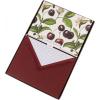 Hortensia Designer Cards by Graphique Luxe Collection, Silver Foil Embossed Stationary Boxed Set, 10 Blank Cards with 11 Envelopes, All Occasion Greetings, 5.25″ x 3.8″(Cerise)