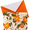 Hortensia Designer Cards by Graphique Luxe Collection, Silver Foil Embossed Stationary Boxed Set, 10 Blank Cards with 11 Envelopes, All Occasion Greetings, 5.25″ x 3.8″(L’orange)