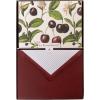 Hortensia Designer Cards by Graphique Luxe Collection, Silver Foil Embossed Stationary Boxed Set, 10 Blank Cards with 11 Envelopes, All Occasion Greetings, 5.25″ x 3.8″(Cerise)