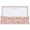 “Graphique Gray Granite Flat Notes – Design Embellished with Gold Foil, 50 Note Cards and Matching Envelopes for Thank You Notes, Invitations, Gifts and More, 5.625″” x 3.5″”” (NT1333MB)(CHEETAH)