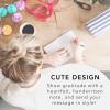 “Graphique Gray Granite Flat Notes – Design Embellished with Gold Foil, 50 Note Cards and Matching Envelopes for Thank You Notes, Invitations, Gifts and More, 5.625″” x 3.5″”” (NT1333MB)(Girl Boss)