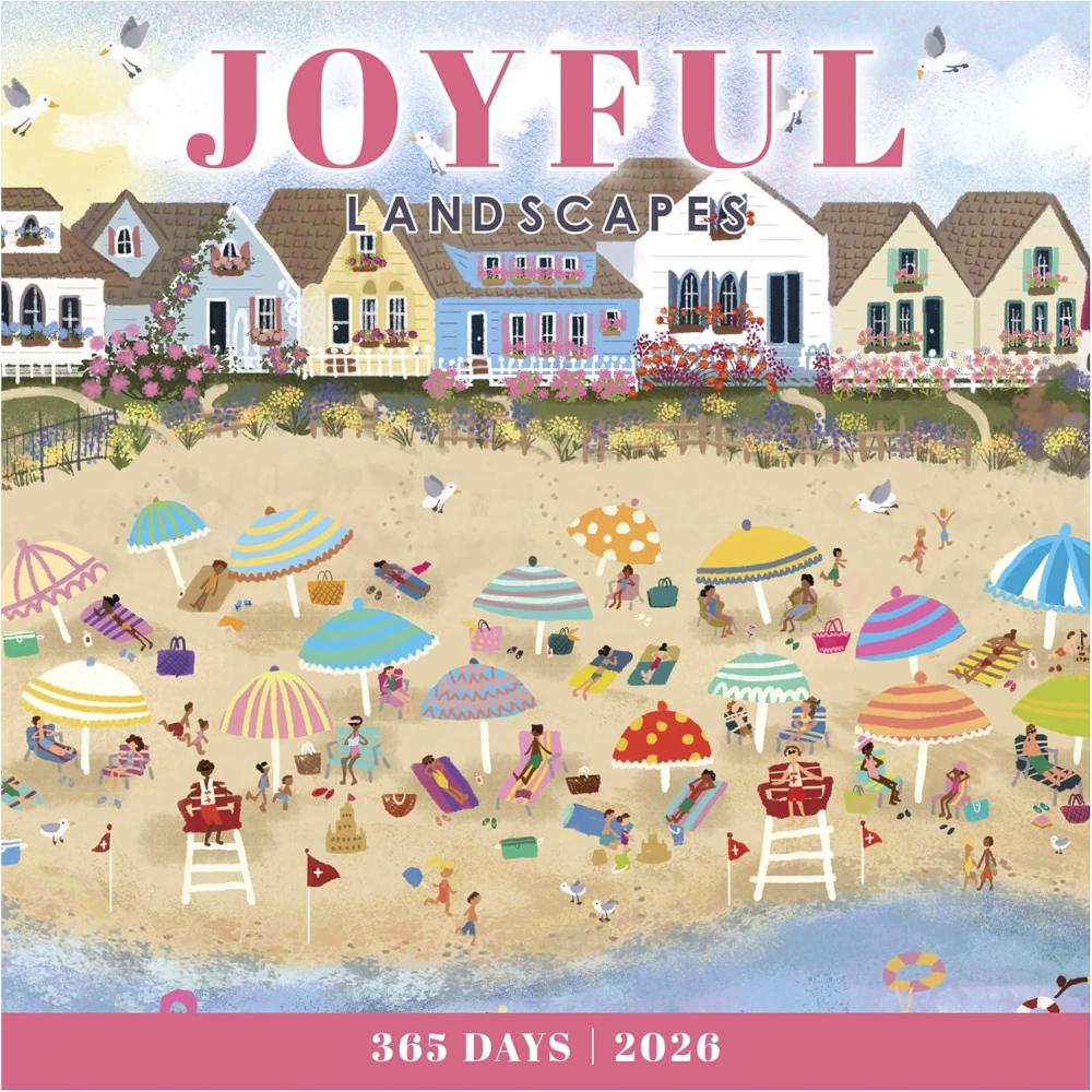 image365 Daily Desk Calendar for 2026 by Graphique Day to Day Calendar for Home or Office Tear Off Pages Joyful Landscapes