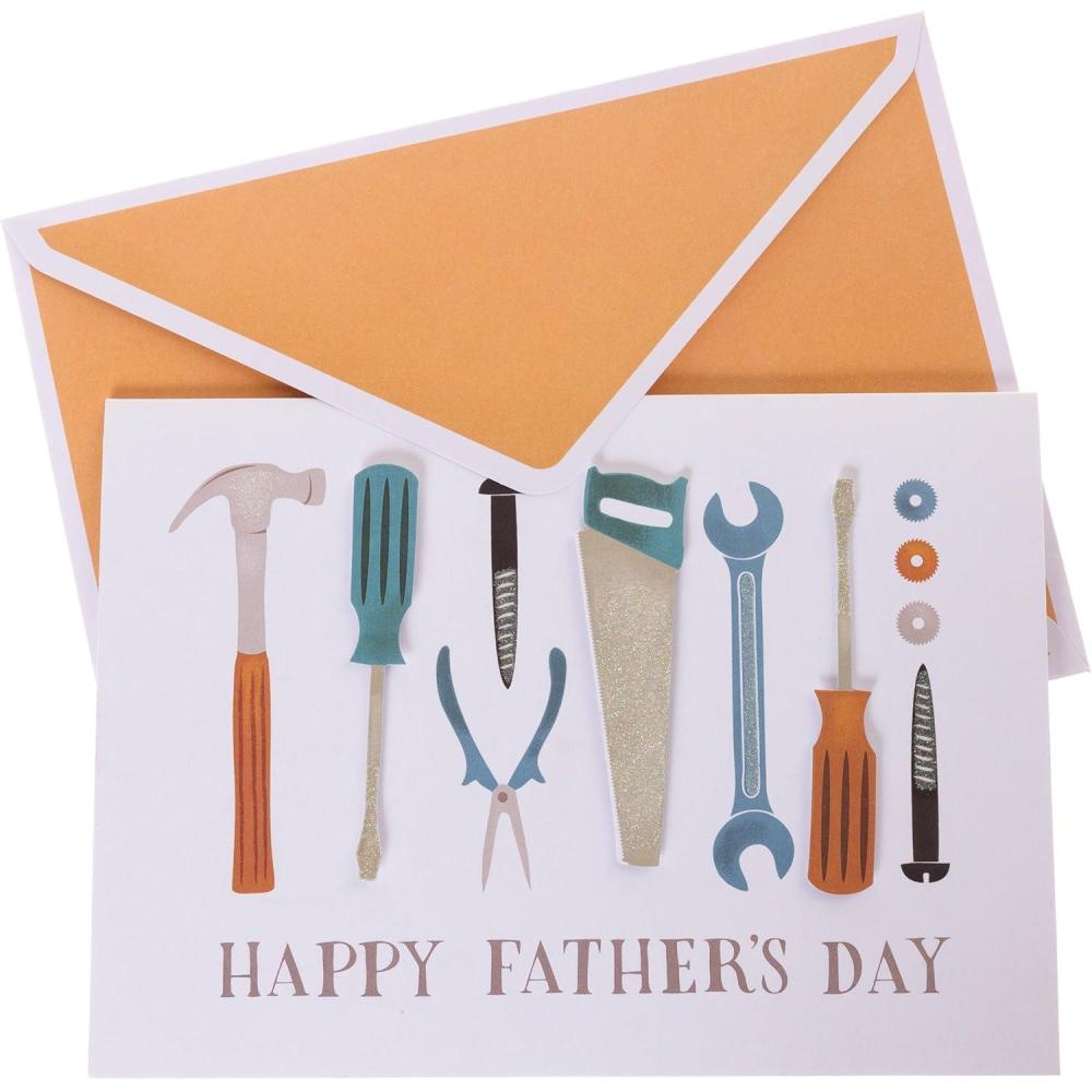 imageGraphique Pink Shaker Mothers Day Handmade Card ColorCoordinated Envelope 5 x 7Fathers Day Tools
