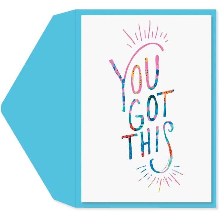 imageGraphique Pretty As a Flower  Blank Inside  Show Appreciation  Fashionable and Fun  Glitter Accents  Family and Friends  ColorCoordinated Envelope  5quot x 7quot Single CardYou Got This
