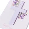 Graphique Easter Basket Handmade Card, Holiday Greeting, Color-Coordinated Envelope, 5” x 7”(Cross)