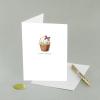 Graphique Easter Basket Handmade Card, Holiday Greeting, Color-Coordinated Envelope, 5” x 7”(Easter Basket)