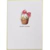 Graphique Easter Basket Handmade Card, Holiday Greeting, Color-Coordinated Envelope, 5” x 7”(Easter Basket)