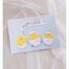 Graphique Easter Basket Handmade Card, Holiday Greeting, Color-Coordinated Envelope, 5” x 7”(Easter Chicks)
