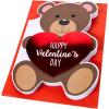 Graphique Handmade Valentine’s Day Card | Romantic and Cute | Him, Her, Kid | Color-Coordinated Envelope | 5″ x 7″… (Bear Heart)(Bear Heart)