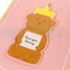 Graphique Handmade Valentine’s Day Card | Romantic and Cute | Him, Her, Kid | Color-Coordinated Envelope | 5″ x 7″… (Bear Heart)(Honey Bear)