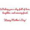 Graphique Pink Shaker Mother’s Day Handmade Card, Color-Coordinated Envelope, 5” x 7”(Brunch)