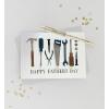 Graphique Pink Shaker Mother’s Day Handmade Card, Color-Coordinated Envelope, 5” x 7”(Father’s Day Tools)