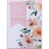Graphique Pink Shaker Mother’s Day Handmade Card, Color-Coordinated Envelope, 5” x 7”(Flag and Floral)