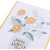 Graphique Pink Shaker Mother’s Day Handmade Card, Color-Coordinated Envelope, 5” x 7”(Flowers)
