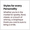 Graphique Pretty As a Flower | Blank Inside | Show Appreciation | Fashionable and Fun | Glitter Accents | Family and Friends | Color-Coordinated Envelope | 5″ x 7″ (Single Card)(A Bouquet For You)