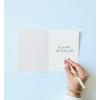 Graphique Pretty As a Flower | Blank Inside | Show Appreciation | Fashionable and Fun | Glitter Accents | Family and Friends | Color-Coordinated Envelope | 5″ x 7″ (Single Card)(Miss Your Face)