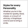 Graphique Pretty As a Flower | Blank Inside | Show Appreciation | Fashionable and Fun | Glitter Accents | Family and Friends | Color-Coordinated Envelope | 5″ x 7″ (Single Card)(4 Leaf Clover)
