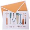 Graphique Pink Shaker Mother’s Day Handmade Card, Color-Coordinated Envelope, 5” x 7”(Father’s Day Tools)