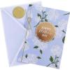 Graphique Pink Shaker Mother’s Day Handmade Card, Color-Coordinated Envelope, 5” x 7”(Hydrenga)