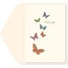 Graphique Pretty As a Flower | Blank Inside | Show Appreciation | Fashionable and Fun | Glitter Accents | Family and Friends | Color-Coordinated Envelope | 5″ x 7″ (Single Card)(Butterflies)