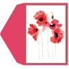 Graphique Pretty As a Flower | Blank Inside | Show Appreciation | Fashionable and Fun | Glitter Accents | Family and Friends | Color-Coordinated Envelope | 5″ x 7″ (Single Card)(Painted Petals)