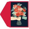 Graphique Pretty As a Flower | Blank Inside | Show Appreciation | Fashionable and Fun | Glitter Accents | Family and Friends | Color-Coordinated Envelope | 5″ x 7″ (Single Card)(A Bouquet For You)
