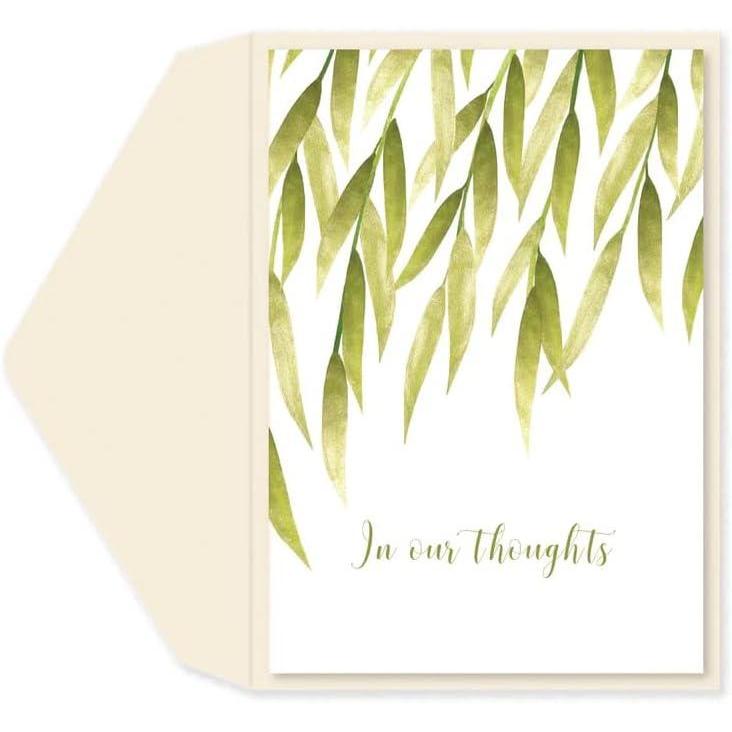 imageGraphique Cherry Blossom Sunset Sympathy Card Condolence and Bereavement Thinking of You Grief and Loss Family and Friends ColorCoordinated Envelope 5quot x 7quotIn Our Thoughts
