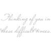 Graphique Cherry Blossom Sunset Sympathy Card, Condolence and Bereavement, Thinking of You, Grief and Loss, Family and Friends, Color-Coordinated Envelope, 5″ x 7″(Pastel Leaves)