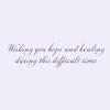 Graphique Cherry Blossom Sunset Sympathy Card, Condolence and Bereavement, Thinking of You, Grief and Loss, Family and Friends, Color-Coordinated Envelope, 5″ x 7″(Lavender Wreath)