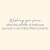 Graphique Cherry Blossom Sunset Sympathy Card, Condolence and Bereavement, Thinking of You, Grief and Loss, Family and Friends, Color-Coordinated Envelope, 5″ x 7″(Wildflowers)