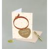 Graphique Cherry Blossom Sunset Sympathy Card, Condolence and Bereavement, Thinking of You, Grief and Loss, Family and Friends, Color-Coordinated Envelope, 5″ x 7″(Pet Tag)