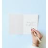 Graphique Cherry Blossom Sunset Sympathy Card, Condolence and Bereavement, Thinking of You, Grief and Loss, Family and Friends, Color-Coordinated Envelope, 5″ x 7″(Pastel Leaves)