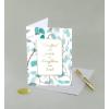 Graphique Cherry Blossom Sunset Sympathy Card, Condolence and Bereavement, Thinking of You, Grief and Loss, Family and Friends, Color-Coordinated Envelope, 5″ x 7″(Comfort and Peace)