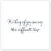 Graphique Cherry Blossom Sunset Sympathy Card, Condolence and Bereavement, Thinking of You, Grief and Loss, Family and Friends, Color-Coordinated Envelope, 5″ x 7″(Blushing Blue)