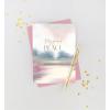 Graphique Cherry Blossom Sunset Sympathy Card, Condolence and Bereavement, Thinking of You, Grief and Loss, Family and Friends, Color-Coordinated Envelope, 5″ x 7″(Find Peace)