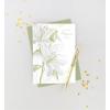 Graphique Cherry Blossom Sunset Sympathy Card, Condolence and Bereavement, Thinking of You, Grief and Loss, Family and Friends, Color-Coordinated Envelope, 5″ x 7″(Lilies)