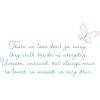 Graphique Cherry Blossom Sunset Sympathy Card, Condolence and Bereavement, Thinking of You, Grief and Loss, Family and Friends, Color-Coordinated Envelope, 5″ x 7″(Butterflies)
