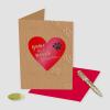 Graphique Cherry Blossom Sunset Sympathy Card, Condolence and Bereavement, Thinking of You, Grief and Loss, Family and Friends, Color-Coordinated Envelope, 5″ x 7″(Gone But Never Forgotten)
