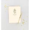 Graphique Cherry Blossom Sunset Sympathy Card, Condolence and Bereavement, Thinking of You, Grief and Loss, Family and Friends, Color-Coordinated Envelope, 5″ x 7″(Wildflowers)
